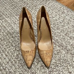 LAUREN Ralph Lauren wood pump stiletto. Like New used once.